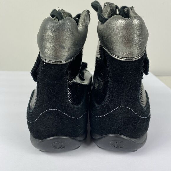 Just Cavalli Mens Boxer Sneaker Boots Sz 9 / 42 EU Y2K High Top Lace Up Shoes - Picture 5 of 10